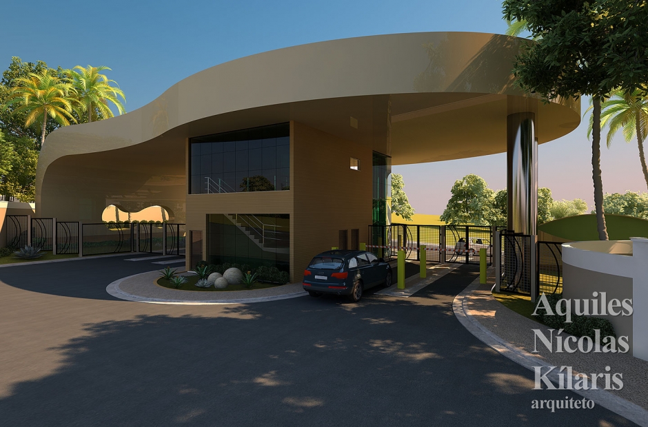 Arquiteto - Aquiles NÃ­colas KÃ­laris - Projetos Corporativos - Portaria Green Park