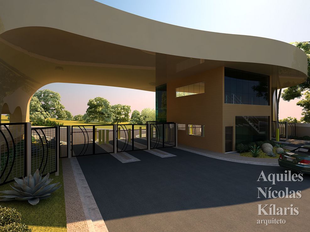 Arquiteto - Aquiles NÃ­colas KÃ­laris - Projetos Corporativos - Portaria Green Park