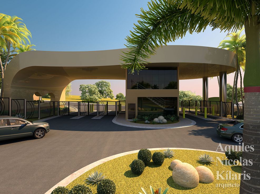 Arquiteto - Aquiles NÃ­colas KÃ­laris - Projetos Corporativos - Portaria Green Park