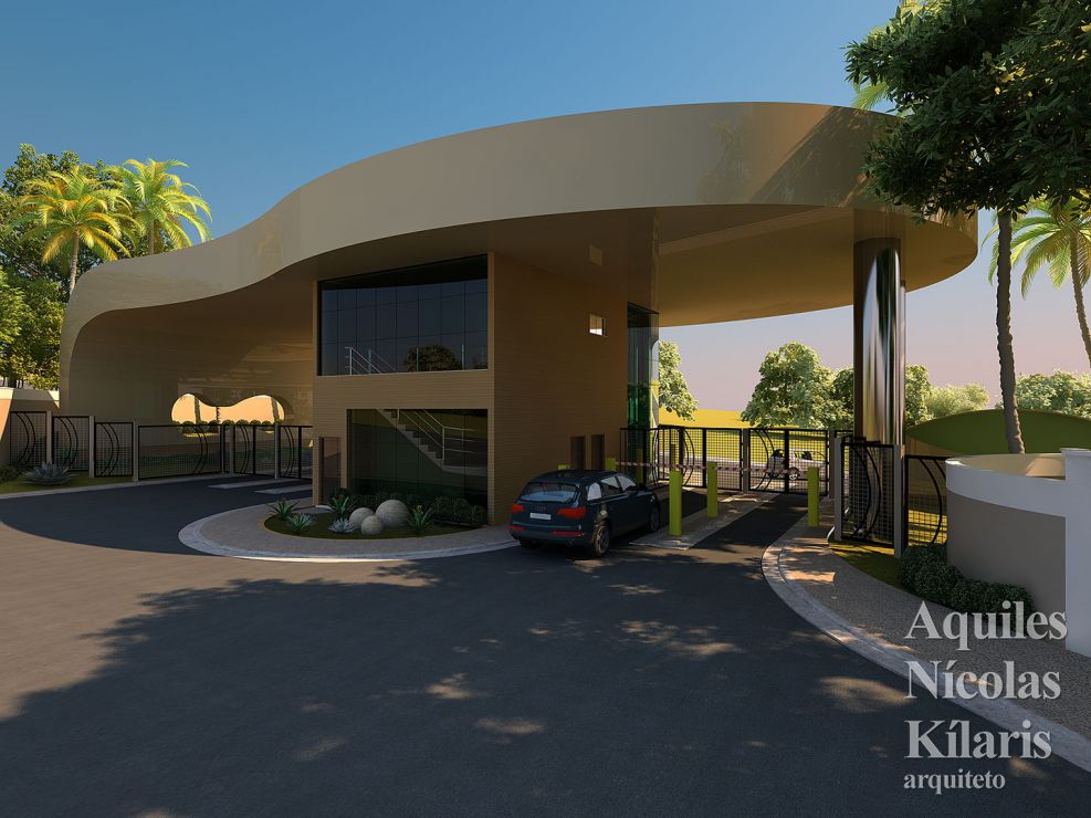 Arquiteto - Aquiles NÃ­colas KÃ­laris - Projetos Corporativos - Portaria Green Park