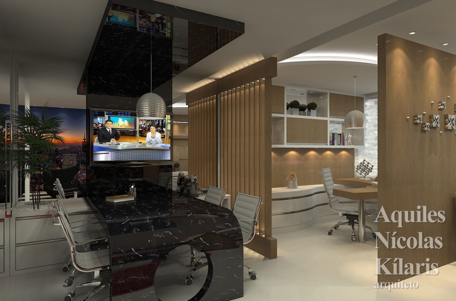 Arquiteto - Aquiles Nícolas Kílaris - Corporate Projects - Sala Comercial