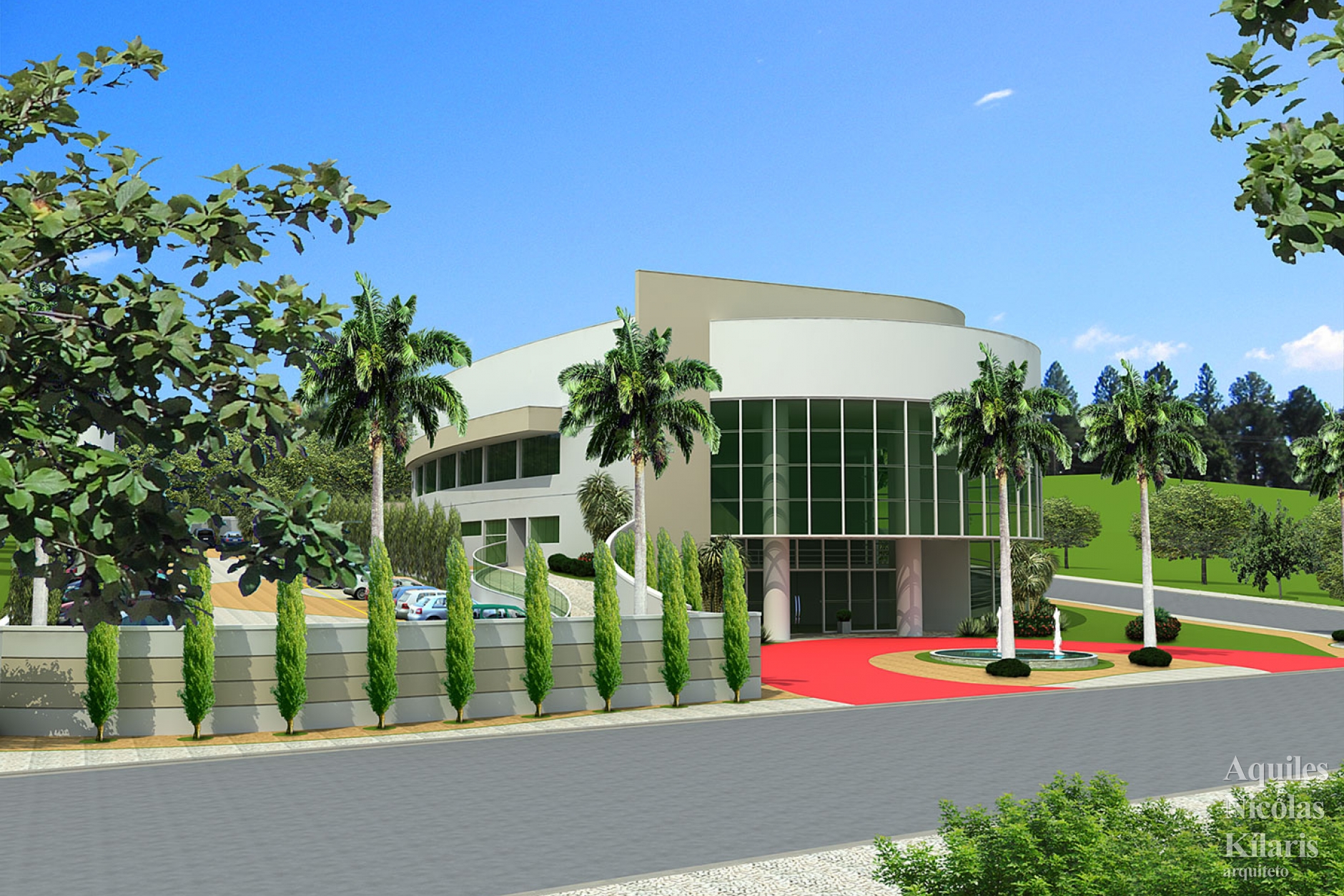 Arquiteto - Aquiles Nícolas Kílaris - Projetos Corporativos - Salão de festas Araraquara