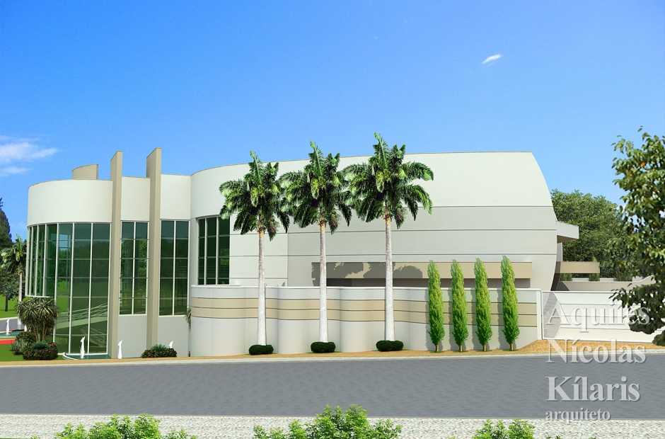 Arquiteto - Aquiles Nícolas Kílaris - Projetos Corporativos - Salão de festas Araraquara