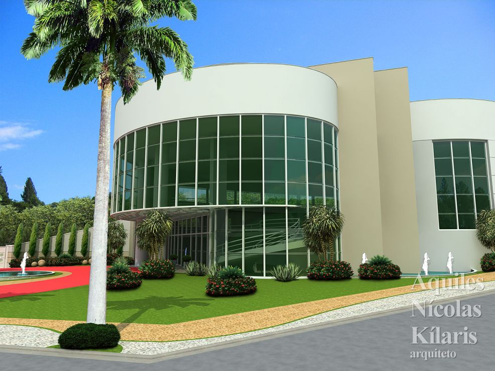 Arquiteto - Aquiles Nícolas Kílaris - Projetos Corporativos - Salão de festas Araraquara