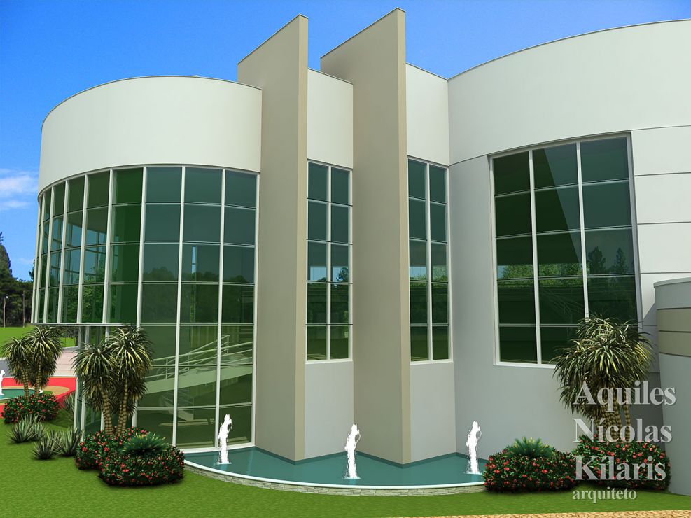 Arquiteto - Aquiles Nícolas Kílaris - Projetos Corporativos - Salão de festas Araraquara