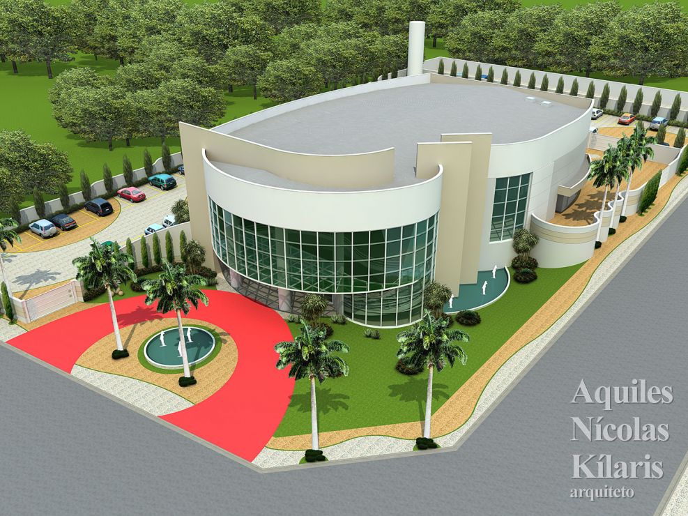 Arquiteto - Aquiles Nícolas Kílaris - Projetos Corporativos - Salão de festas Araraquara