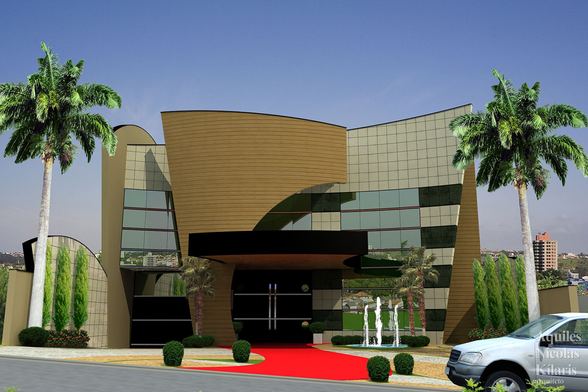 Arquiteto - Aquiles NÃ­colas KÃ­laris - Corporate Projects - SalÃ£o de festas Pompeia