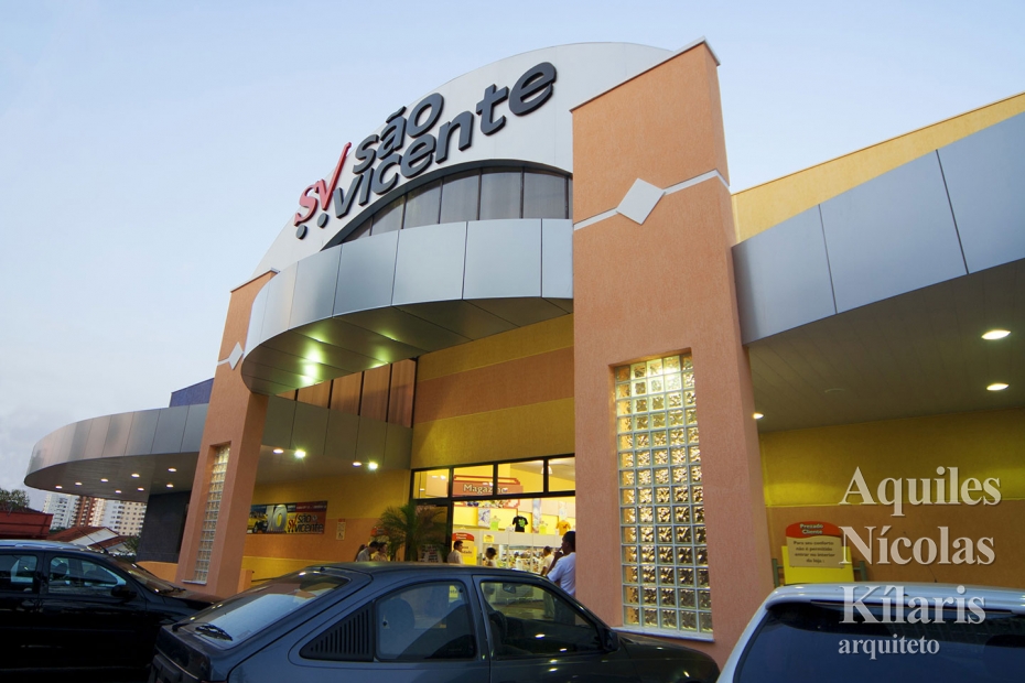 Arquiteto - Aquiles NÃ­colas KÃ­laris - Projetos Corporativos - Supermercados SÃ£o Vicente