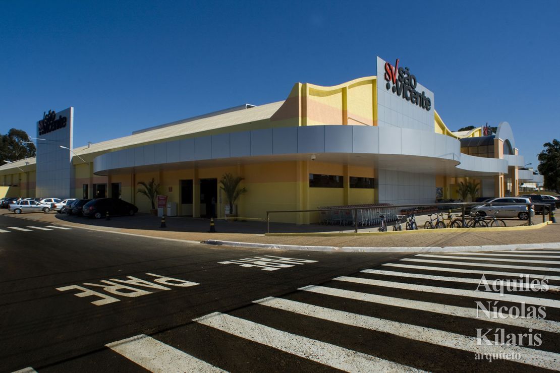 Arquiteto - Aquiles NÃ­colas KÃ­laris - Projetos Corporativos - Supermercados SÃ£o Vicente