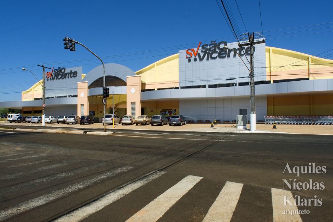 Arquiteto - Aquiles NÃ­colas KÃ­laris - Projetos Corporativos - Supermercados SÃ£o Vicente
