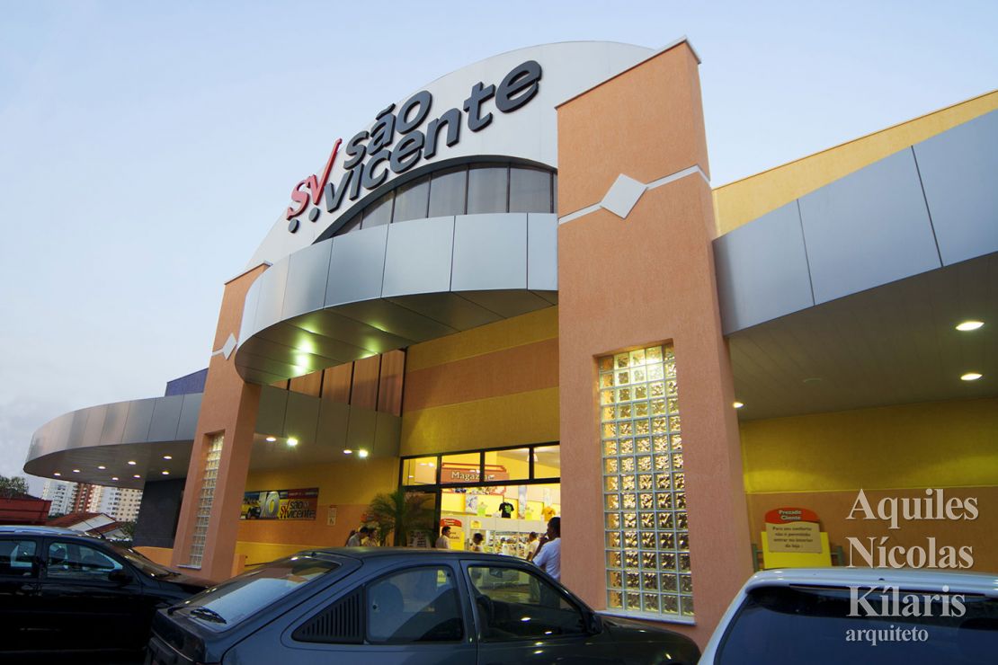 Arquiteto - Aquiles NÃ­colas KÃ­laris - Projetos Corporativos - Supermercados SÃ£o Vicente