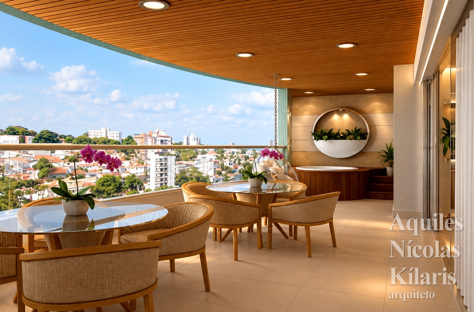 Arquiteto - Aquiles NÃ­colas KÃ­laris - Corporate Projects - Waves MansÃµes Suspensas
