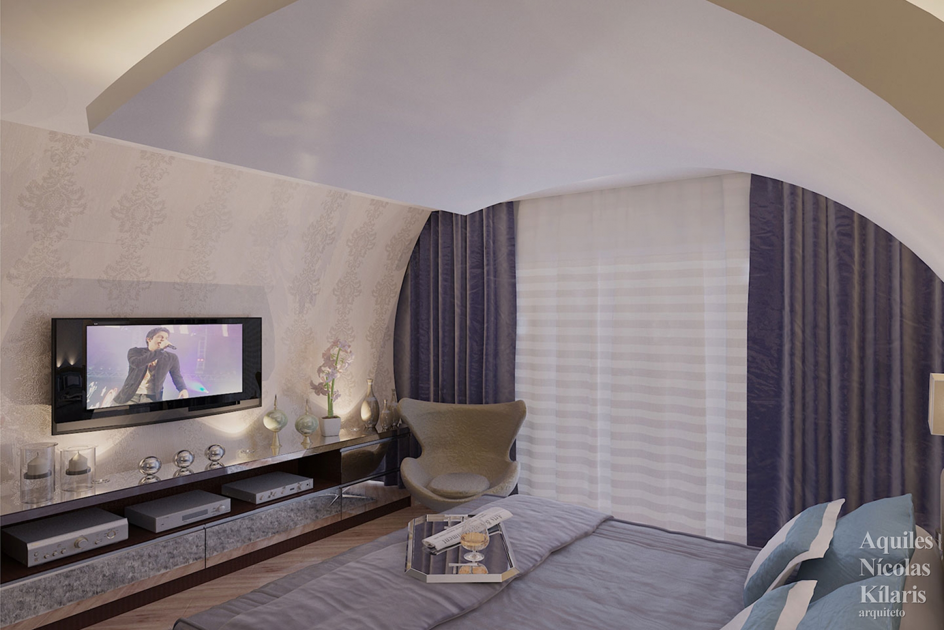 Arquiteto - Aquiles NÃ­colas KÃ­laris - Corporate Projects - Waves MansÃµes Suspensas