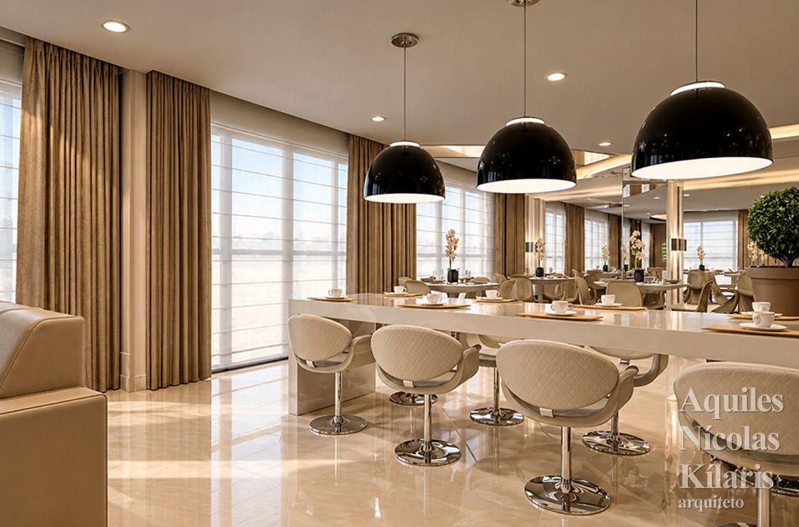Arquiteto - Aquiles NÃ­colas KÃ­laris - Corporate Projects - Waves MansÃµes Suspensas