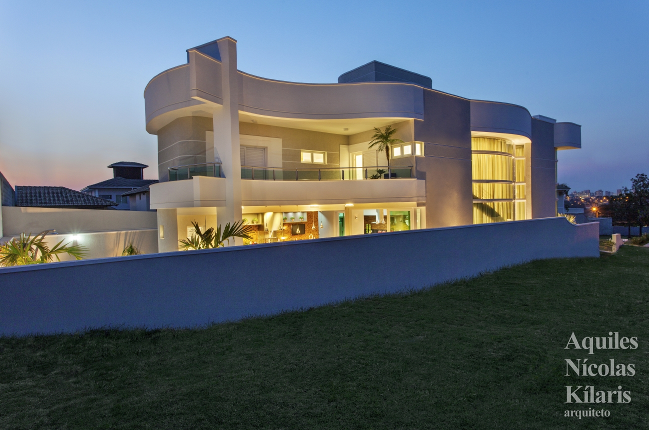 Projetos Residenciais - Casa Orquídea - Arquiteto - Aquiles Nícolas Kílaris
