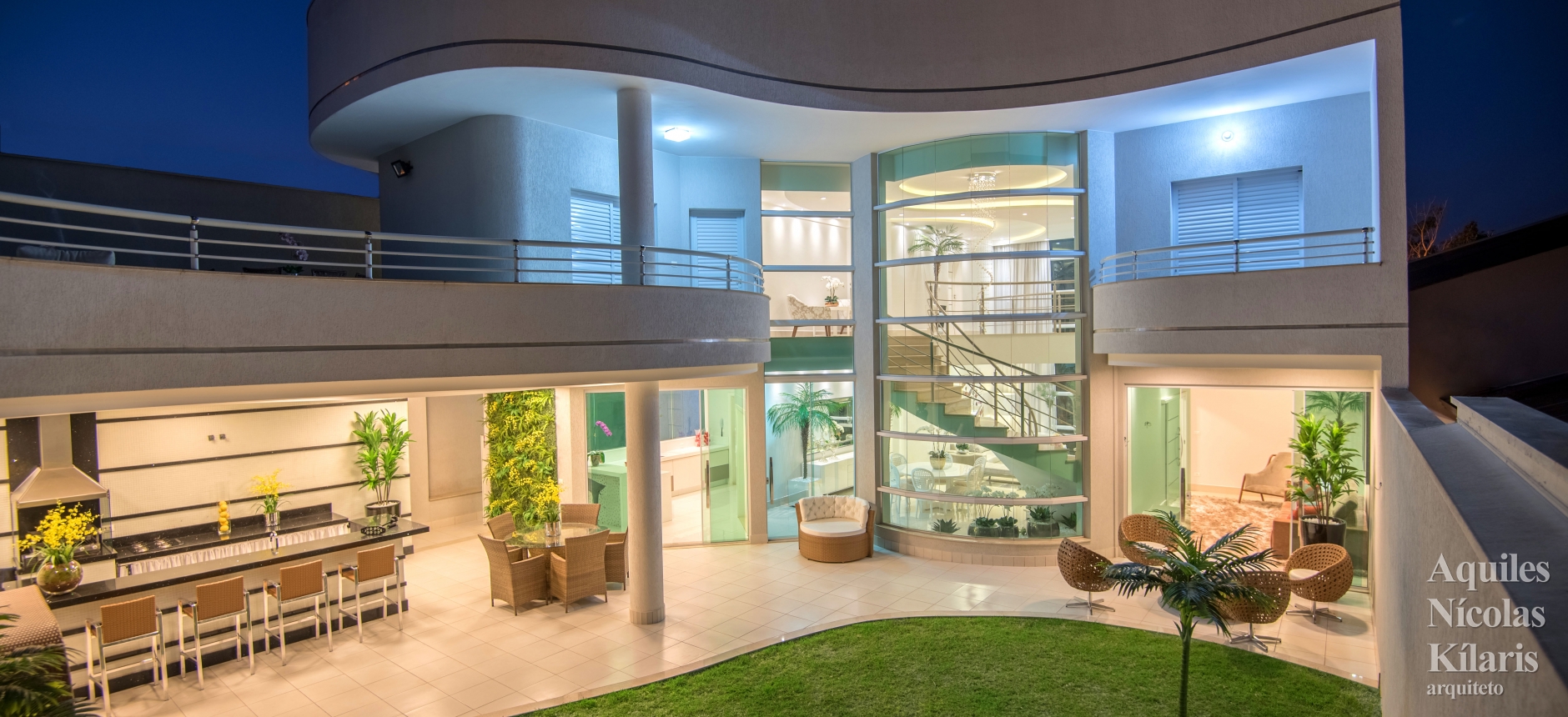 Arquiteto - Aquiles NÃ­colas KÃ­laris - Projetos Residenciais - Casa Novo Mundo