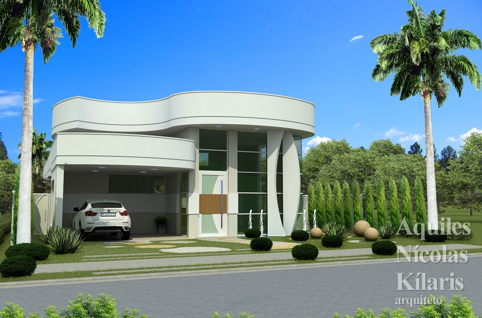 Arquiteto - Aquiles NÃ­colas KÃ­laris - Projetos Residenciais - Projeto Serra II - ES