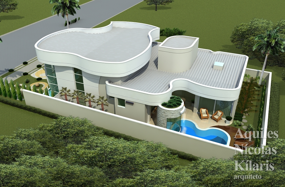 Arquiteto - Aquiles NÃ­colas KÃ­laris - Projetos Residenciais - Projeto Serra II - ES