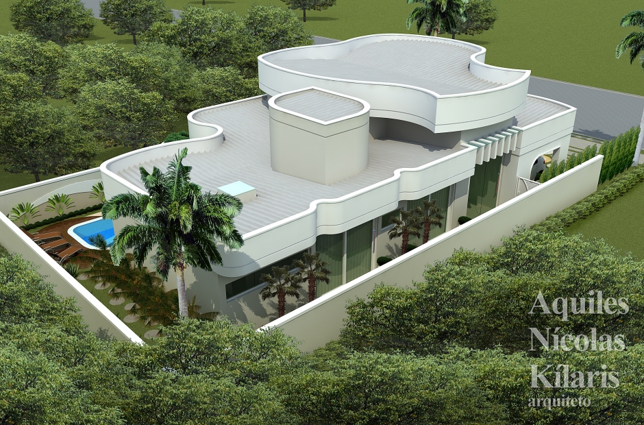 Arquiteto - Aquiles NÃ­colas KÃ­laris - Projetos Residenciais - Projeto Serra II - ES