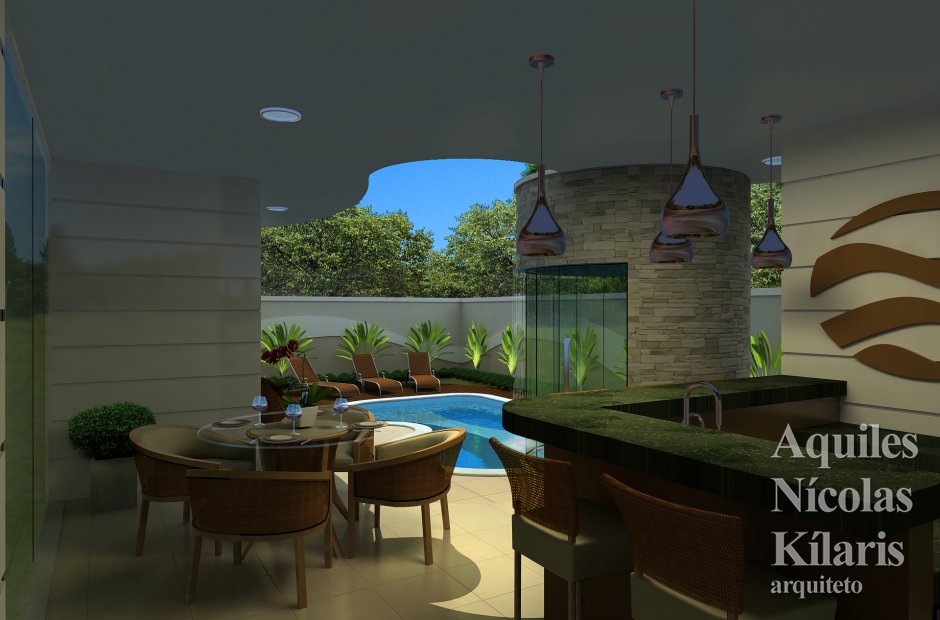 Arquiteto - Aquiles NÃ­colas KÃ­laris - Projetos Residenciais - Projeto Serra II - ES