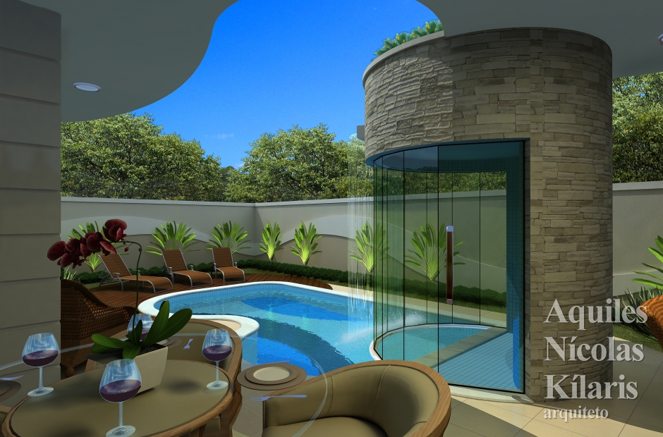 Arquiteto - Aquiles NÃ­colas KÃ­laris - Projetos Residenciais - Projeto Serra II - ES