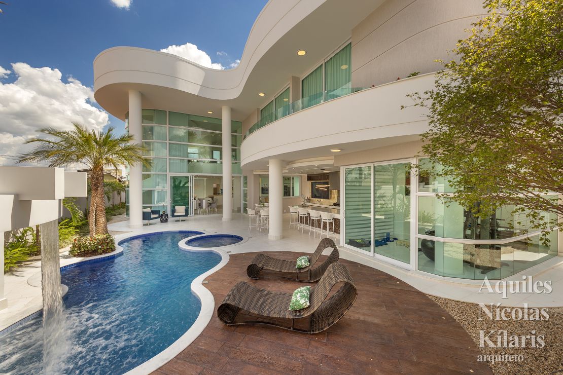 Arquiteto - Aquiles NÃ­colas KÃ­laris - Projetos Residenciais - Casa Flor de Liz