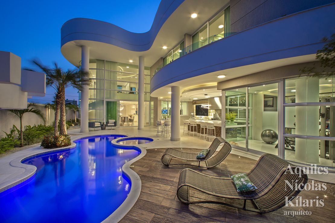 Arquiteto - Aquiles NÃ­colas KÃ­laris - Projetos Residenciais - Casa Flor de Liz