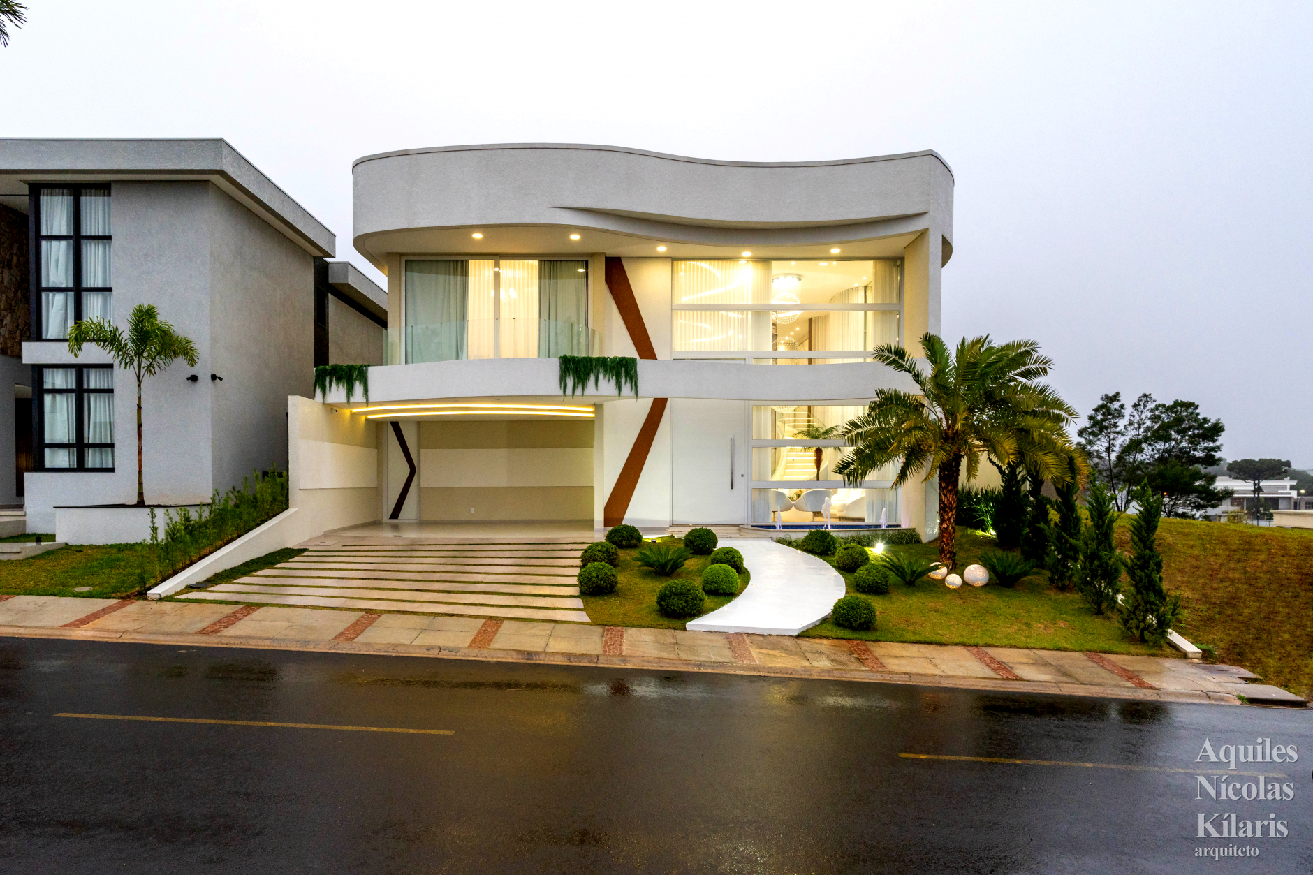 Arquiteto - Aquiles Nícolas Kílaris - Projetos Residenciais - Casa Ponta Grossa