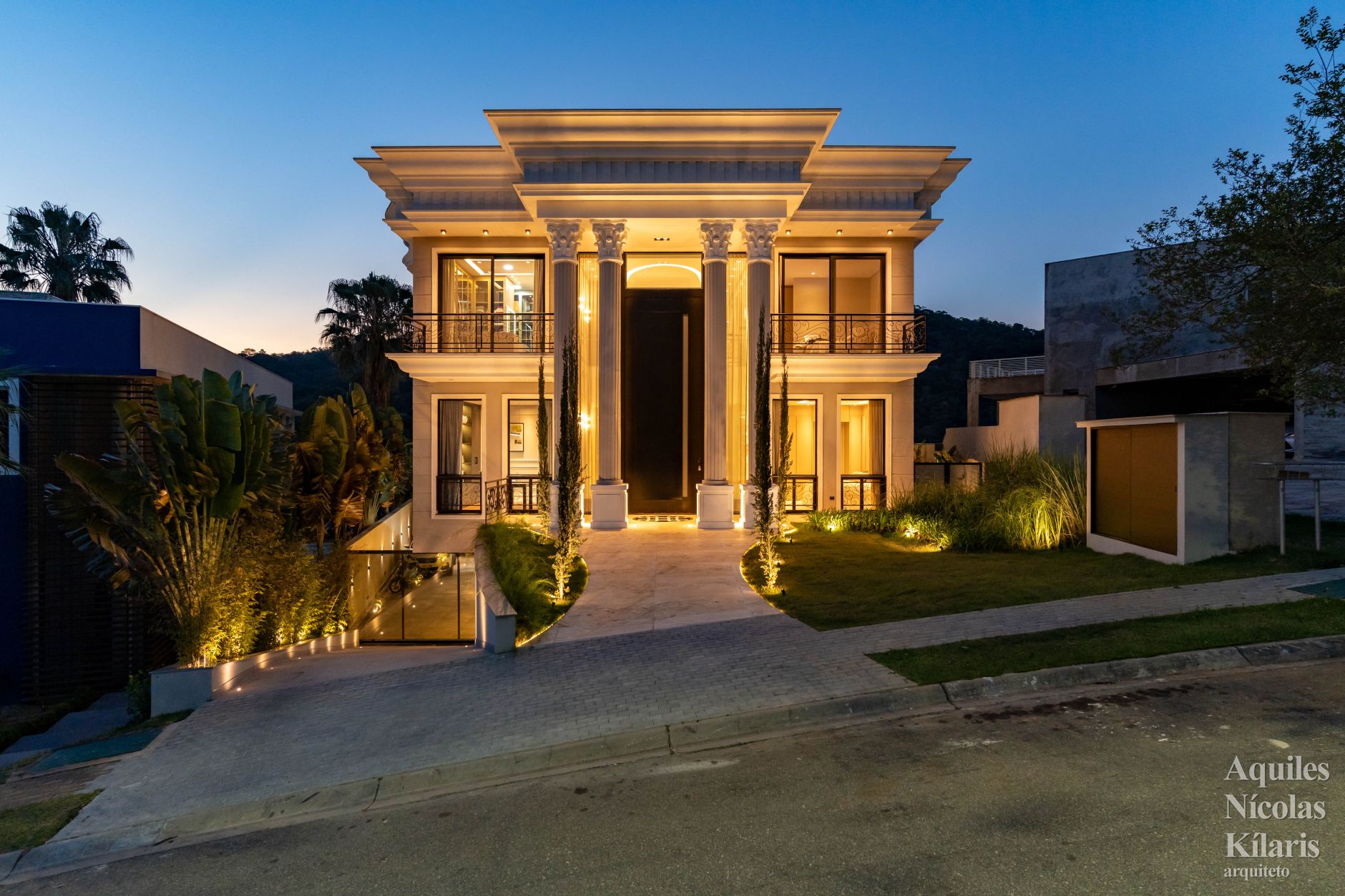 Arquiteto - Aquiles NÃ­colas KÃ­laris - Projetos Residenciais - Casa Palazzo