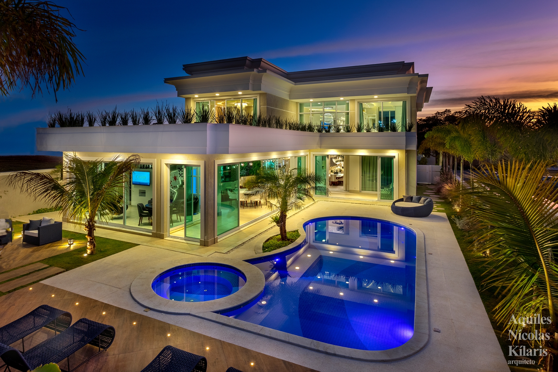 Arquiteto - Aquiles NÃ­colas KÃ­laris - Projetos Residenciais - Casa Japy Golf
