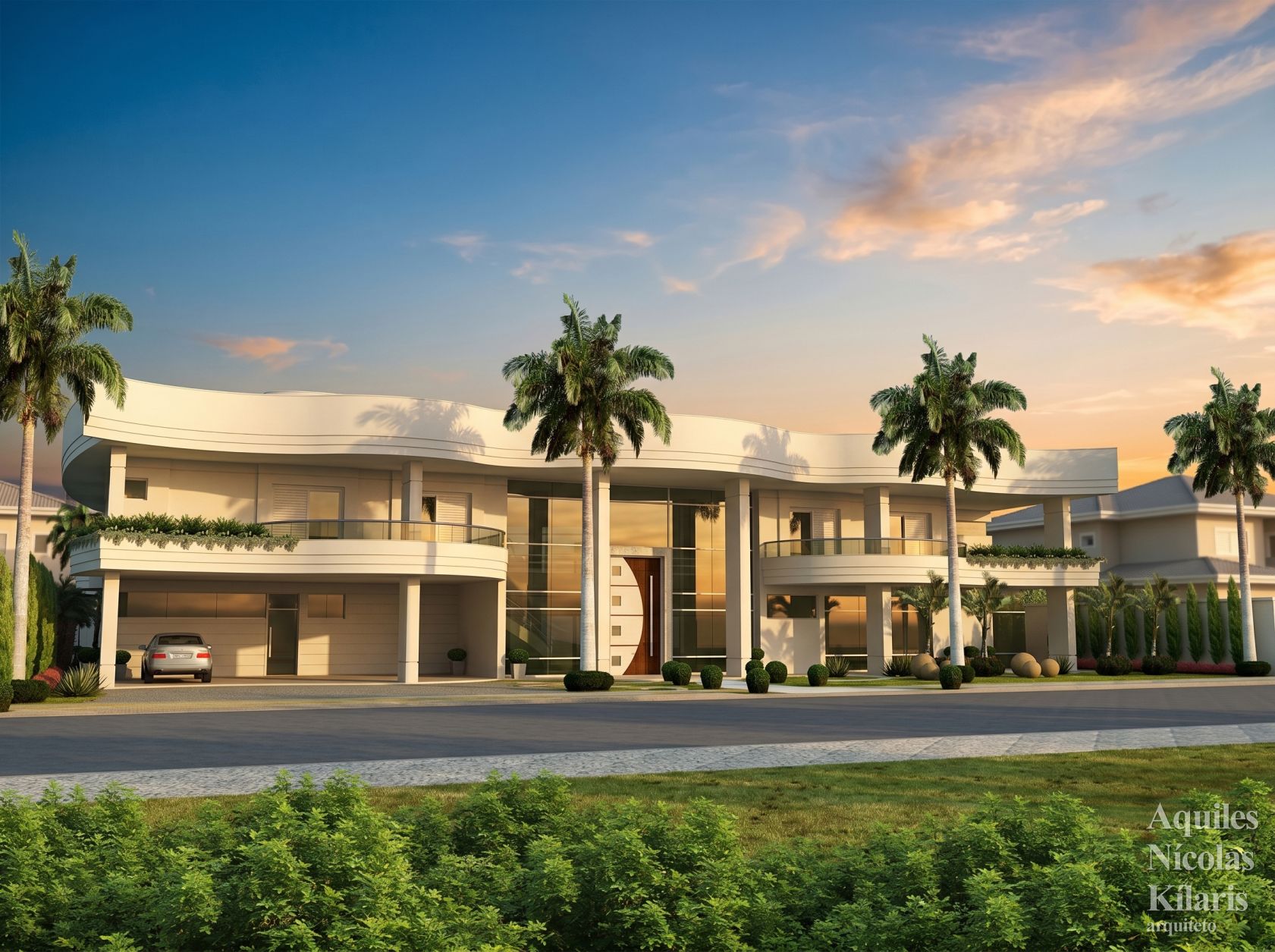 Arquiteto - Aquiles NÃ­colas KÃ­laris - Residential Projects - Projeto Flores da Cunha - RS