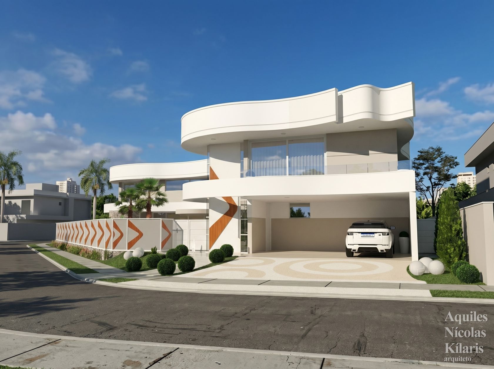Arquiteto - Aquiles NÃ­colas KÃ­laris - Residential Projects - Projeto Jaguariuna - SP