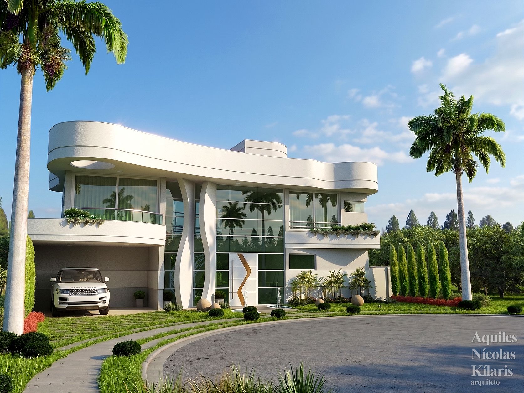 Arquiteto - Aquiles NÃ­colas KÃ­laris - Residential Projects - Projeto Franca - SP