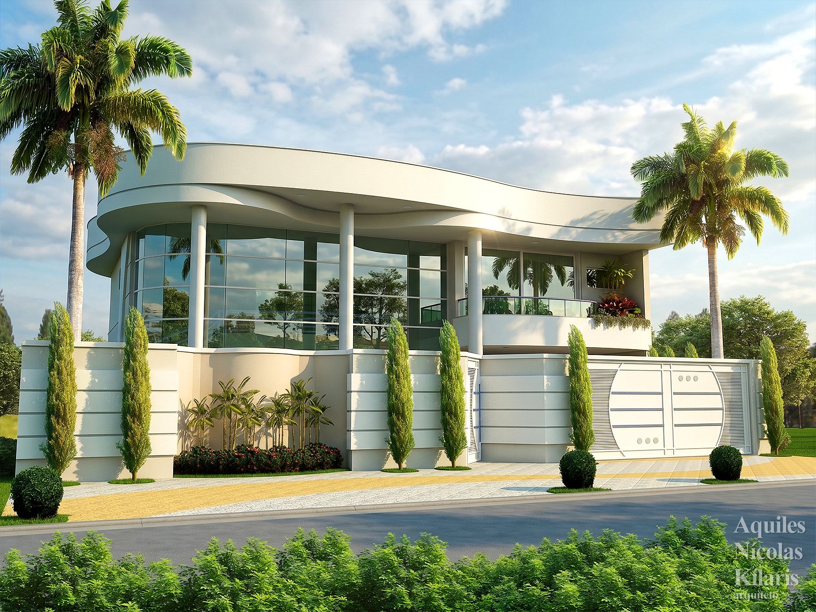 Arquiteto - Aquiles NÃ­colas KÃ­laris - Residential Projects - Projeto Toledo - PR