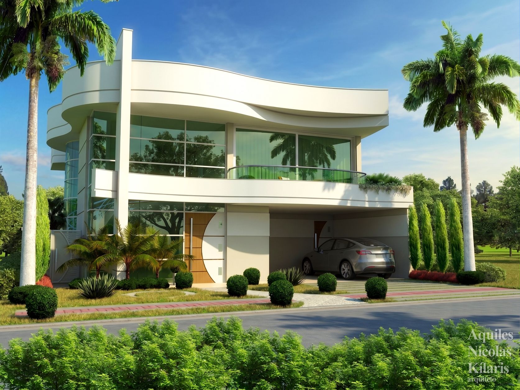 Arquiteto - Aquiles NÃ­colas KÃ­laris - Projetos Residenciais - Projeto Campo Grande - MS