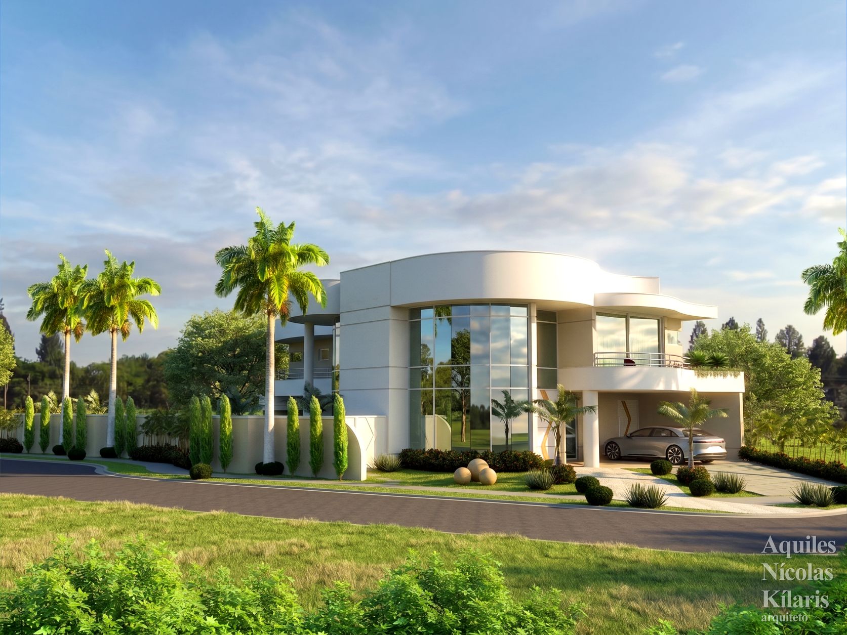 Arquiteto - Aquiles NÃ­colas KÃ­laris - Residential Projects - Projeto Pirassununga - SP
