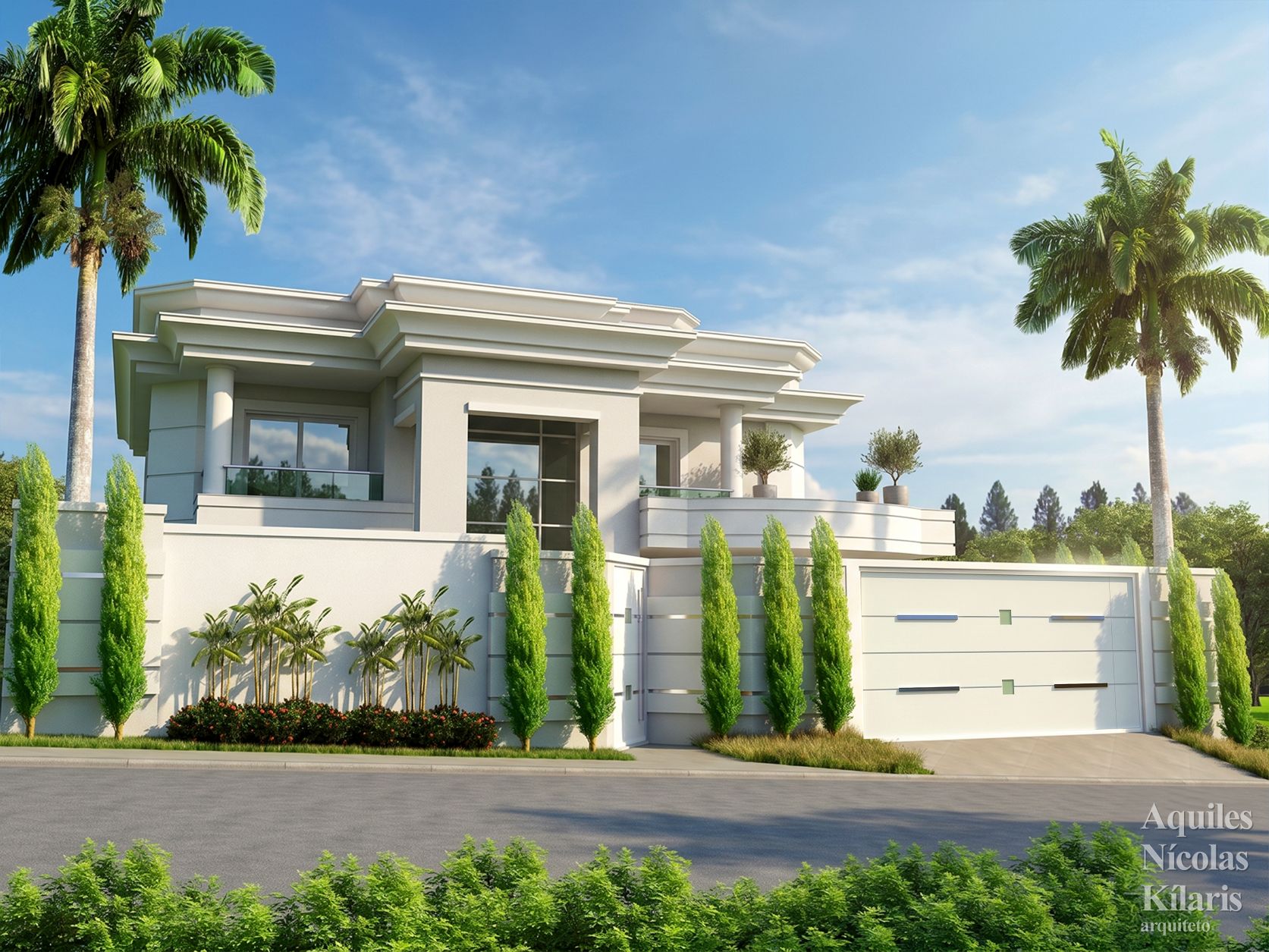 Arquiteto - Aquiles NÃ­colas KÃ­laris - Residential Projects - Projeto Ãguas Claras - DF