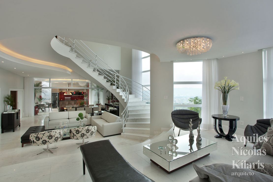 Arquiteto - Aquiles NÃcolas KÃlaris - Projetos Residenciais - Casa Tamboré