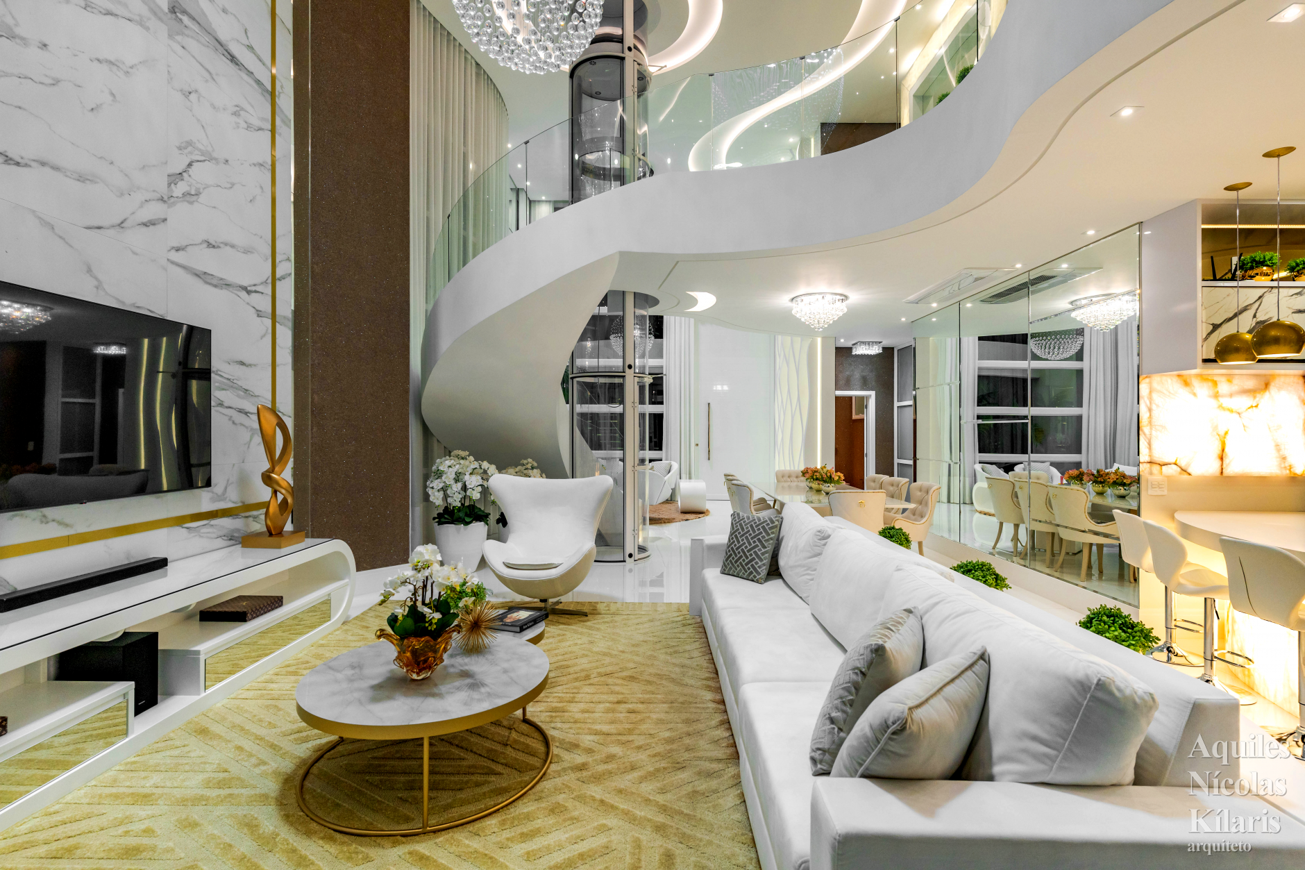 Arquiteto - Aquiles NÃ­colas KÃ­laris - Projetos Residenciais - Casa Ponta Grossa