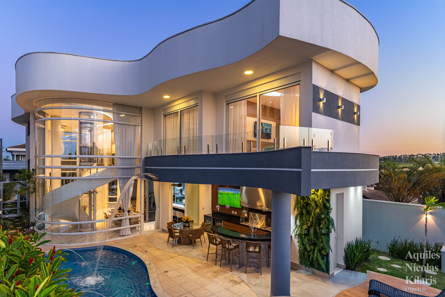 Arquiteto - Aquiles NÃ­colas KÃ­laris - Projetos Residenciais - Casa Metropolitan