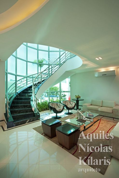 Arquiteto - Aquiles NÃcolas KÃlaris - Residential Projects - Curved Houses in the Neoclassical
