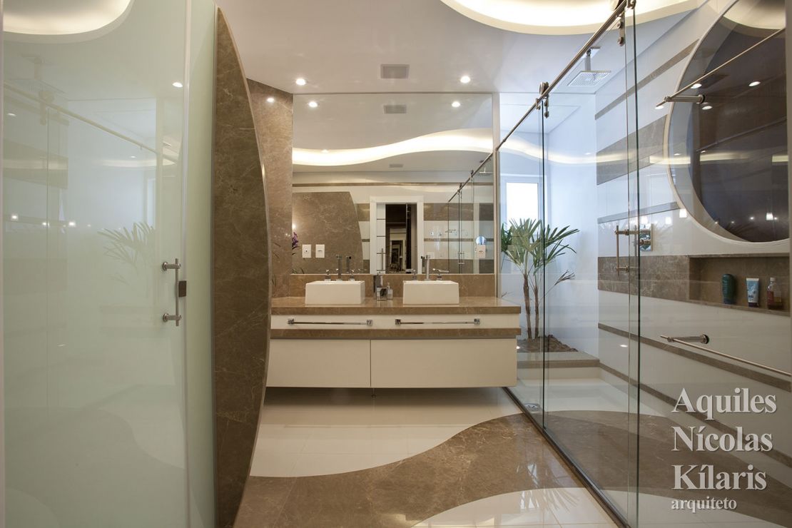 Arquiteto - Aquiles NÃcolas KÃlaris - Residential Projects - Curved Houses in the Neoclassical