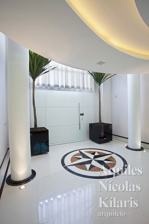 Arquiteto - Aquiles NÃcolas KÃlaris - Residential Projects - Curved Houses in the Neoclassical