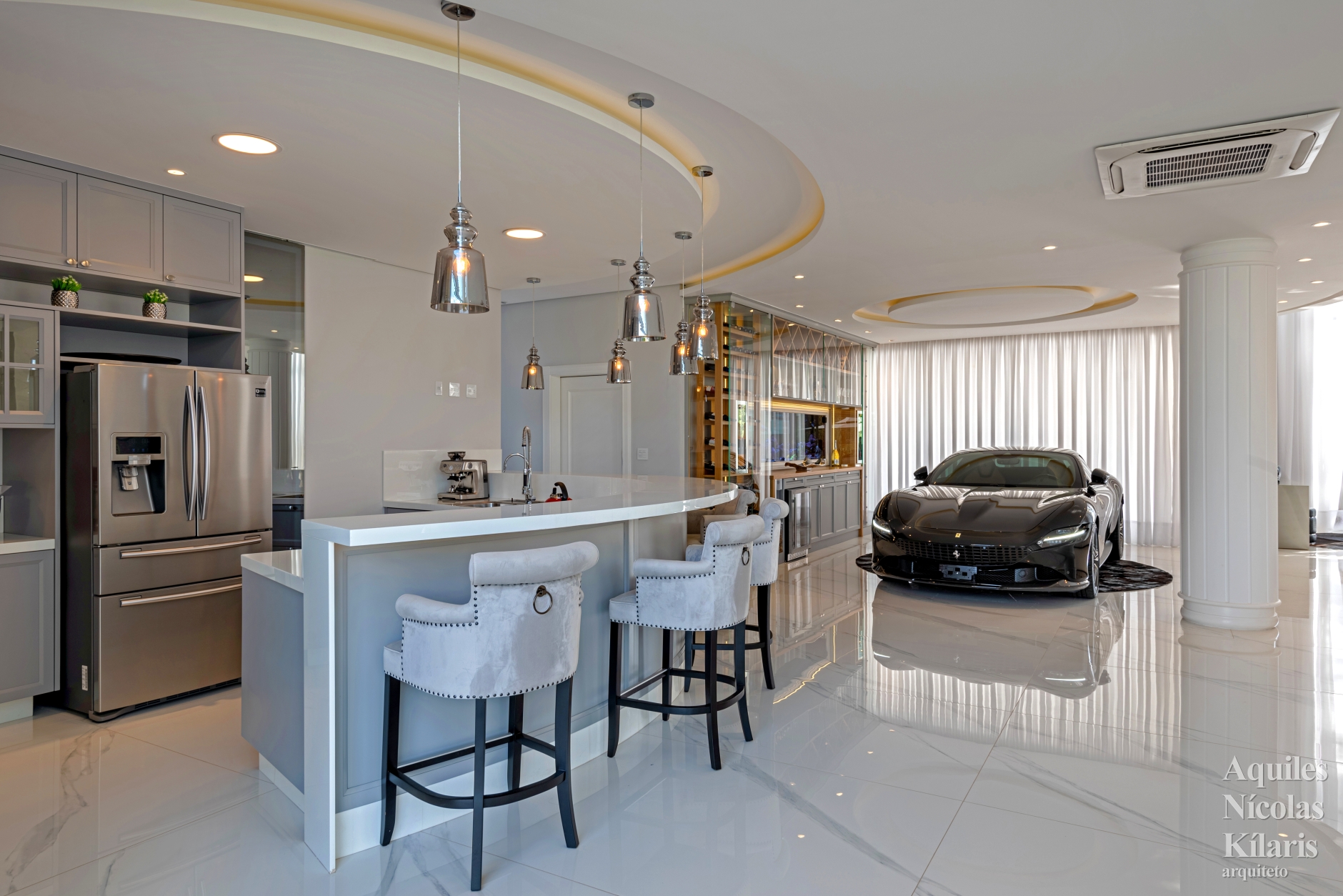 Arquiteto - Aquiles NÃ­colas KÃ­laris - Residential Projects - Ferrari House