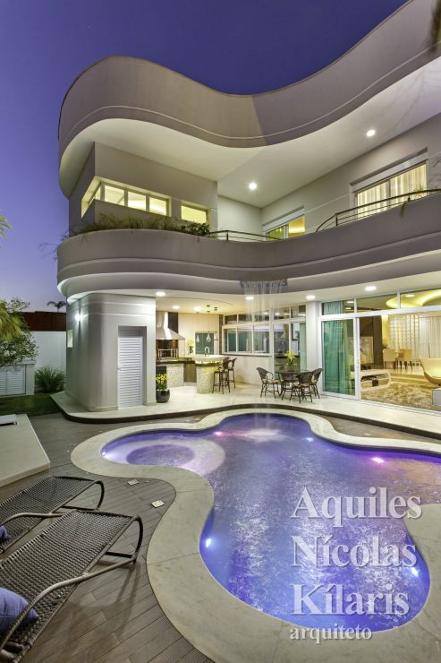 Arquiteto - Aquiles NÃ­colas KÃ­laris - Projetos Residenciais - Casa Damha