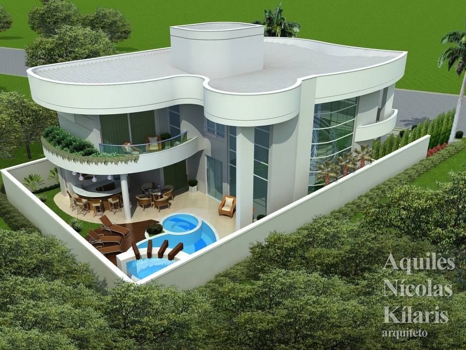 Arquiteto - Aquiles NÃ­colas KÃ­laris - Projetos Residenciais - Projeto Rio Branco - AC