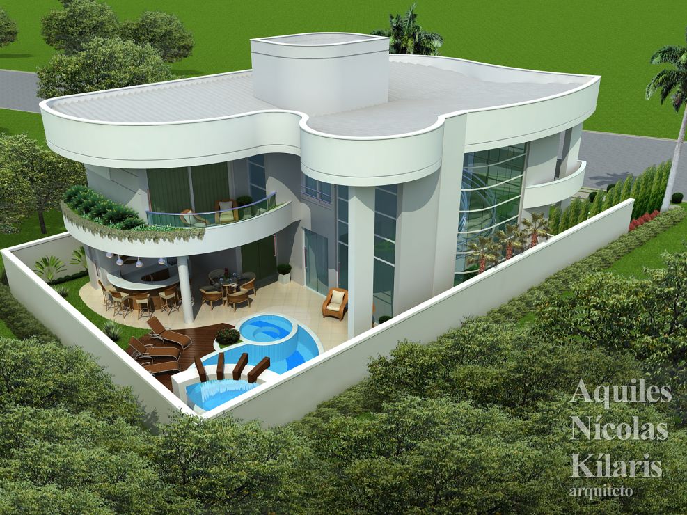 Arquiteto - Aquiles NÃ­colas KÃ­laris - Projetos Residenciais - Projeto Rio Branco - AC
