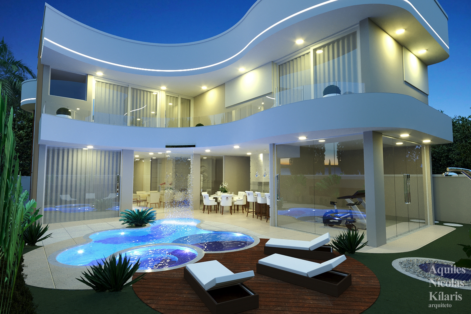 Arquiteto - Aquiles NÃ­colas KÃ­laris - Projetos Residenciais - Projeto Manaus II - AM 