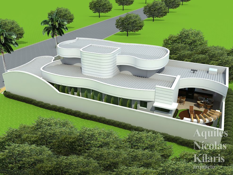 Arquiteto - Aquiles NÃ­colas KÃ­laris - Projetos Residenciais - Projeto Dianopolis - TO