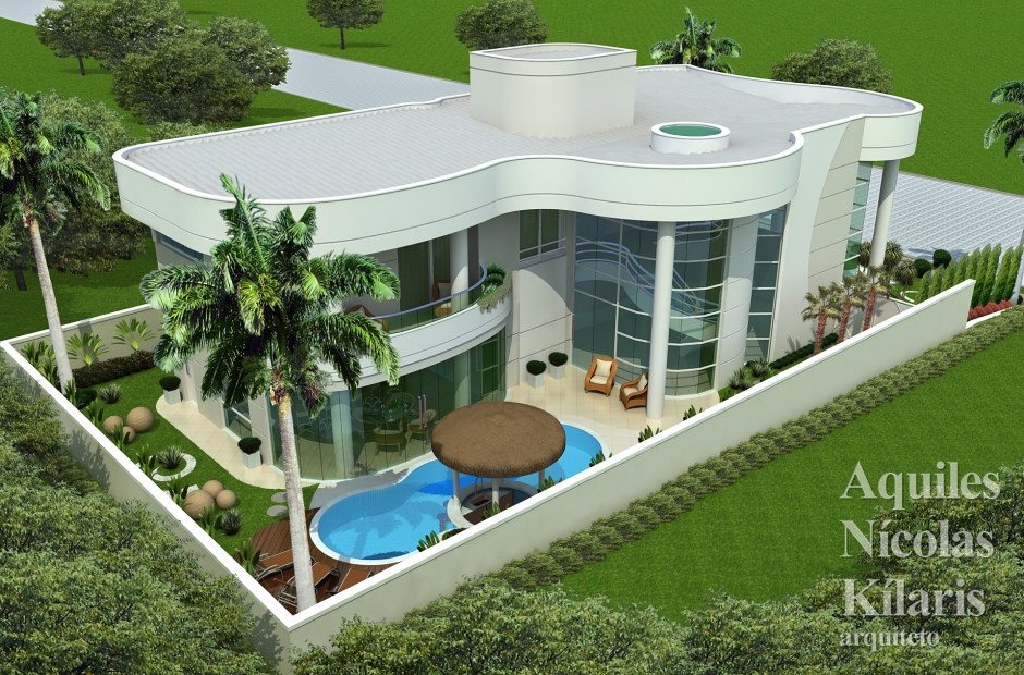 Arquiteto - Aquiles NÃ­colas KÃ­laris - Projetos Residenciais - Projeto SÃ£o Luis - MA